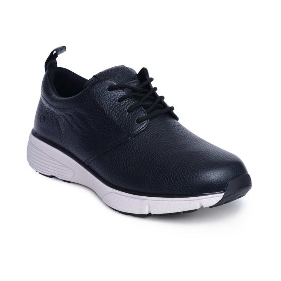 dr comfort roger black mens shoe 3 4